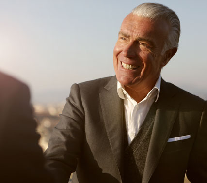 A student learning with technology